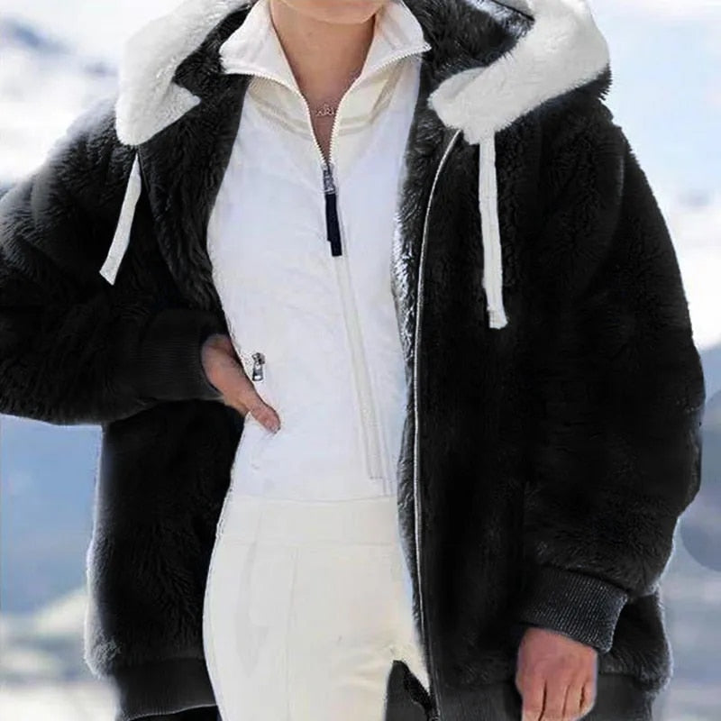 Women's Plush Cashmere Winter Jacket