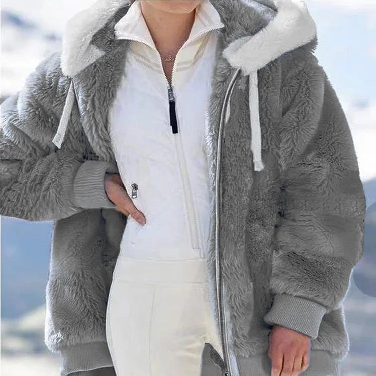 Women's Plush Cashmere Winter Jacket