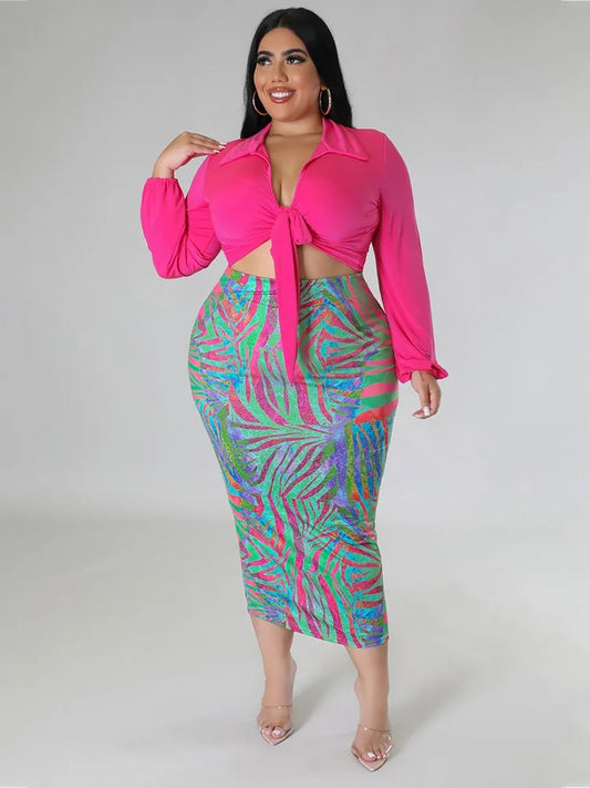 Tropicana - Women's Plus Size Two-Piece Sets