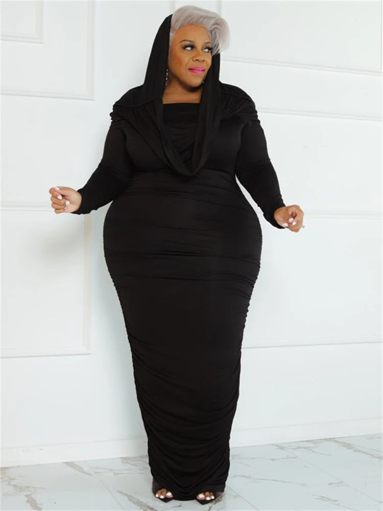 Zora - Women's Solid Plus Size Dress