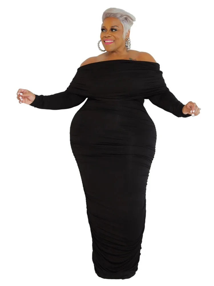 Zora - Women's Solid Plus Size Dress