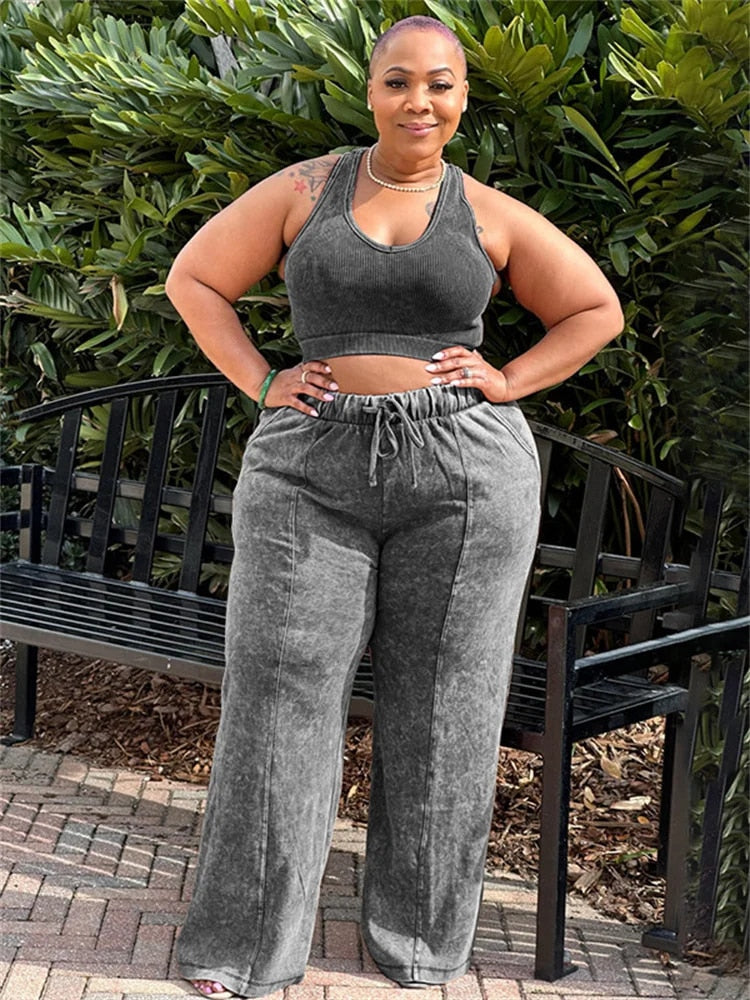 Makayla - Plus Size Pants Sets