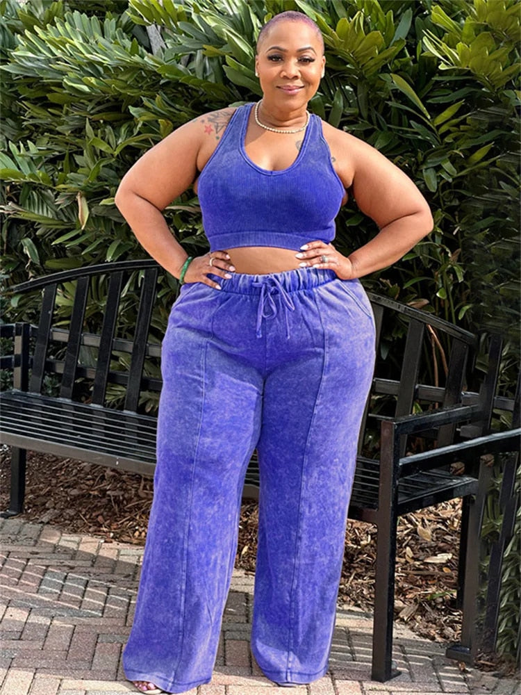 Makayla - Plus Size Pants Sets