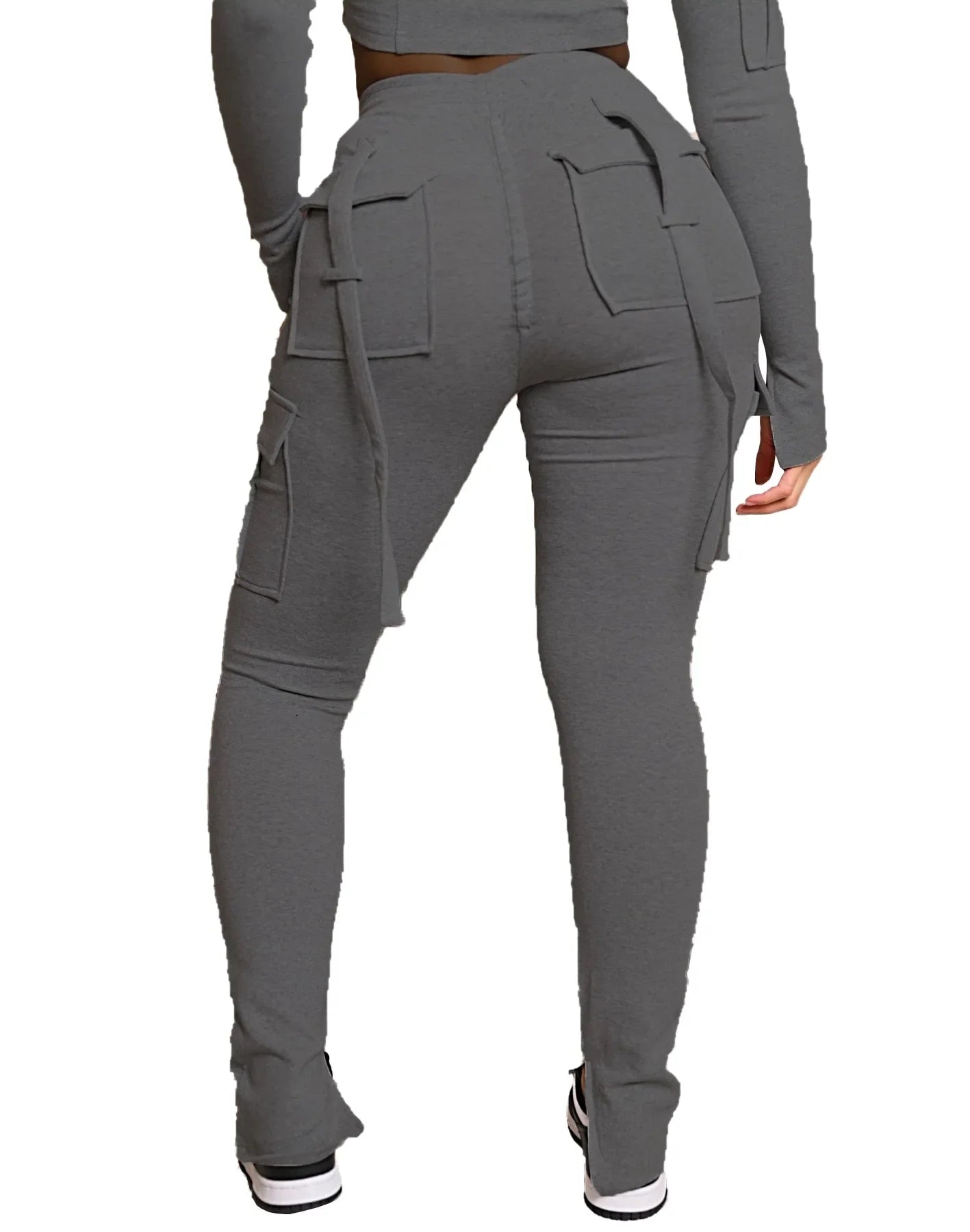 Sarina - Casual Drawstring High Waist Cargo Pants