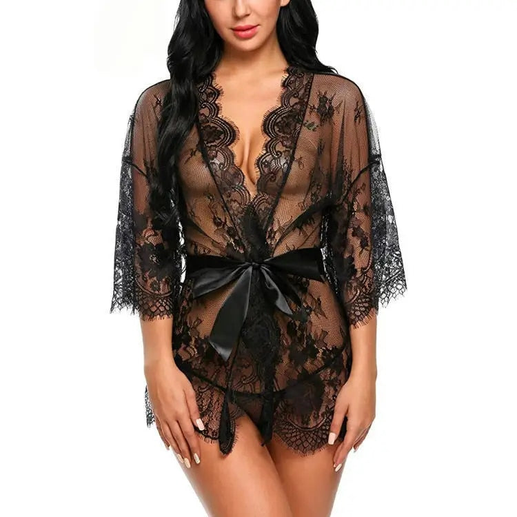 Women's Mesh Lace Lingerie Set