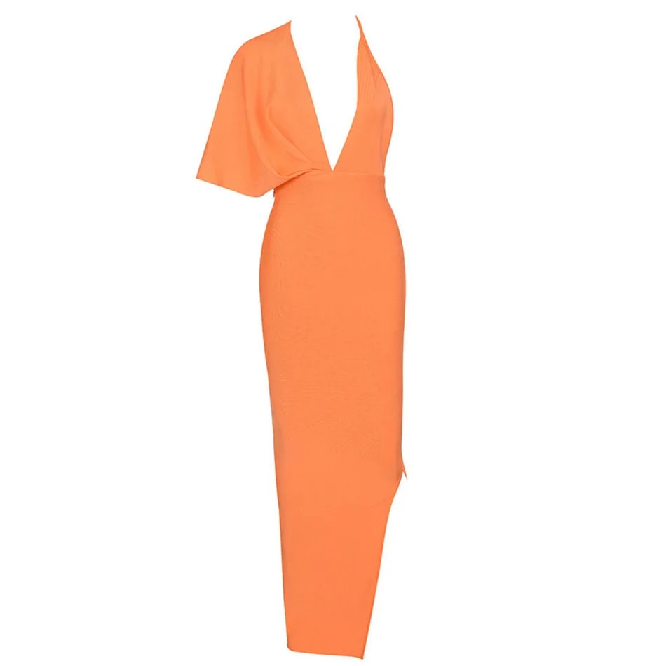 Toni Childs - Women's Sexy One-Shoulder Maxi Bandage Dress