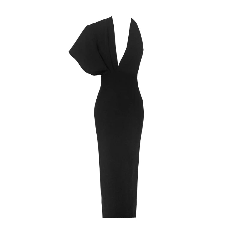 Toni Childs - Women's Sexy One-Shoulder Maxi Bandage Dress