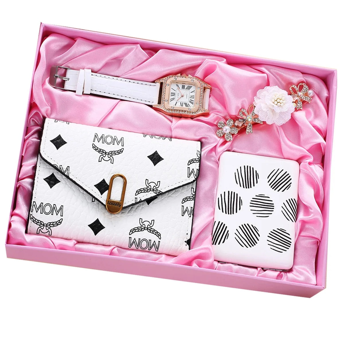 Women's Fashion Quartz Watch Wallet Gift Set