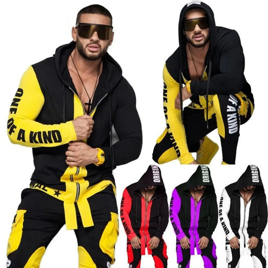 Men's Urban Two-Piece Hoodie Set